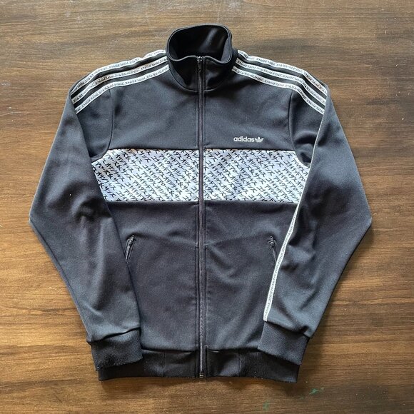Adidas x United Arrows & Sons Mikitype Black Track Jacket Size Small - Picture 1 of 5